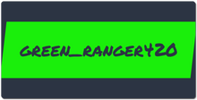 green_ranger420 XXL Gaming Mousepad