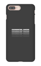 iPhone Case (White Text/Black Case)