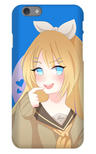 miko_ribbit iPhone Phone Cases (art by dellelone)