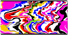 Multi colour twirly swirl XXL Gaming Mousepad