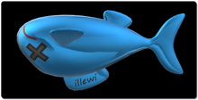 illewi XXL Fishy Gaming Mousepad