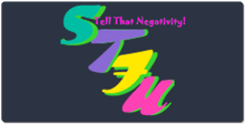Tell that Negativity XXL Gaming Mousepad