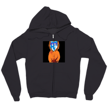Cuddly zip-up-hoodie