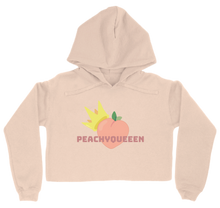 Peachy cropped hoodie!
