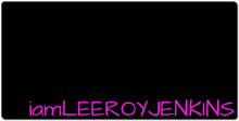 iamleer0yjenkins XXL Gaming Mousepad