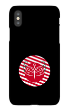 Fae's Xmas iPhone Case Candy Cane Red