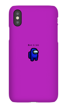 Blue is sus iPhone Phone Cases
