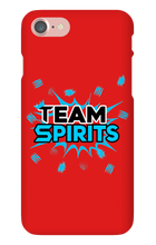 Team Spirits Blue Theme iPhone Phone Cases