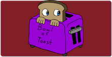 Bowloftoast Toaster XXL Gaming Mousepad