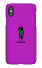 Rock hard iPhone Phone Cases