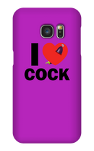 I ❤️ Cock Samsung Phone Cases