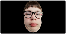 my face on big mouse pad