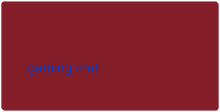 gaming mat
