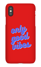 Only good vibes blue iPhone Phone Case