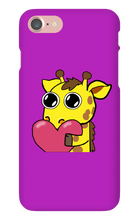 lexxlegion heart giraffe iPhone Phone Cases