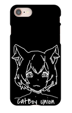Catboy Union iPhone case (White)