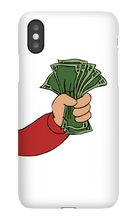 Toma mi dinero iPhone Phone Case White