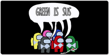 red_foxx15 Green SUS  XXL Gaming Mousepad