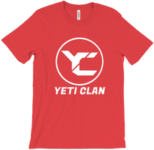 YETI CLAN T-SHIRT (white logo centered)