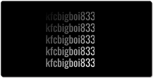 kfcbigboi833 XXL Gaming Mousepad