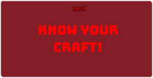 Know Your  Craft Game pad