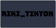 riki_tiktok XXL Gaming Mousepad