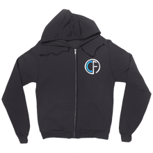 Corner Logo Zip Up Hoodie