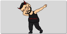 NaRo_Gucci XXL Gaming Mousepad