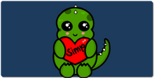 aminerwiener DINO SIMP gaming mousepad