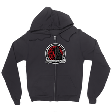 crimsonwolfgod Zip Up Hoodie