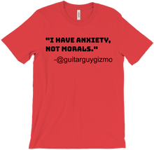 Anxiety, not morals.
