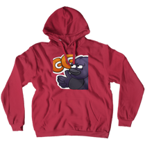 Felpa con Corvo che dice "GG" (No-Zip/Pullover)