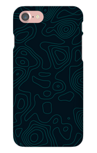 Topographic iPhone Case Dark Mode