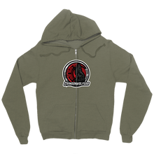 crimsonwolfgod Zip Up Hoodie