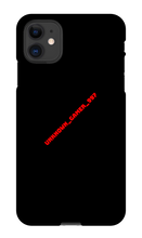 unknown_gamer_997 iPhone Phone Cases
