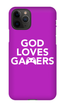 God Loves Gamers iPhone Case