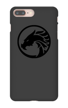 QcDragonz iPhone Phone Cases Black Logo
