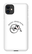 Reds Truckin Black Letters iPhone Cases