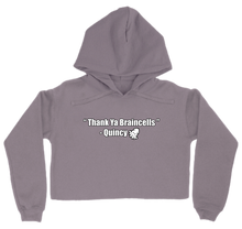 Quincy's quotes Cropped Hoodie