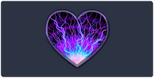 Bolt Heart XXL Gaming Mousepad