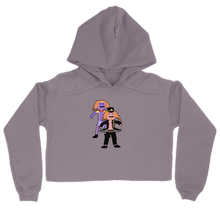 M'Ladies Cropped Anime Hoodie