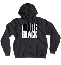 White and black birote hoddie