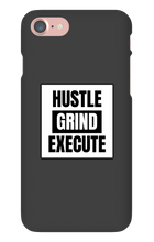 HUSTLE GRIND EXECUTE iPhone Phone Cases