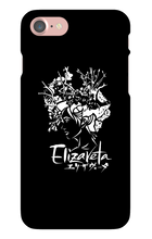 Elizaveta iPhone Cases (White On Color)