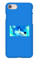 blue wolf iPhone Phone Cases