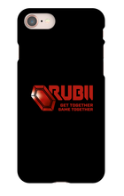 Rubii iPhone Phone Cases (red logo)