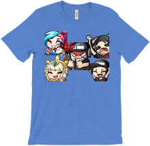 Many Heroez Faces and Champs Shirt