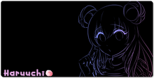 HarUWUchi_ Outline XXL Gaming Mousepad