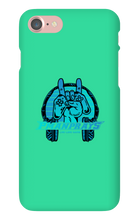 PmanPrays Blue Logo iPhone Case