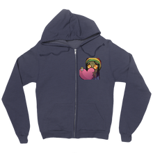 rasta_zombies Zip Up Hoodie